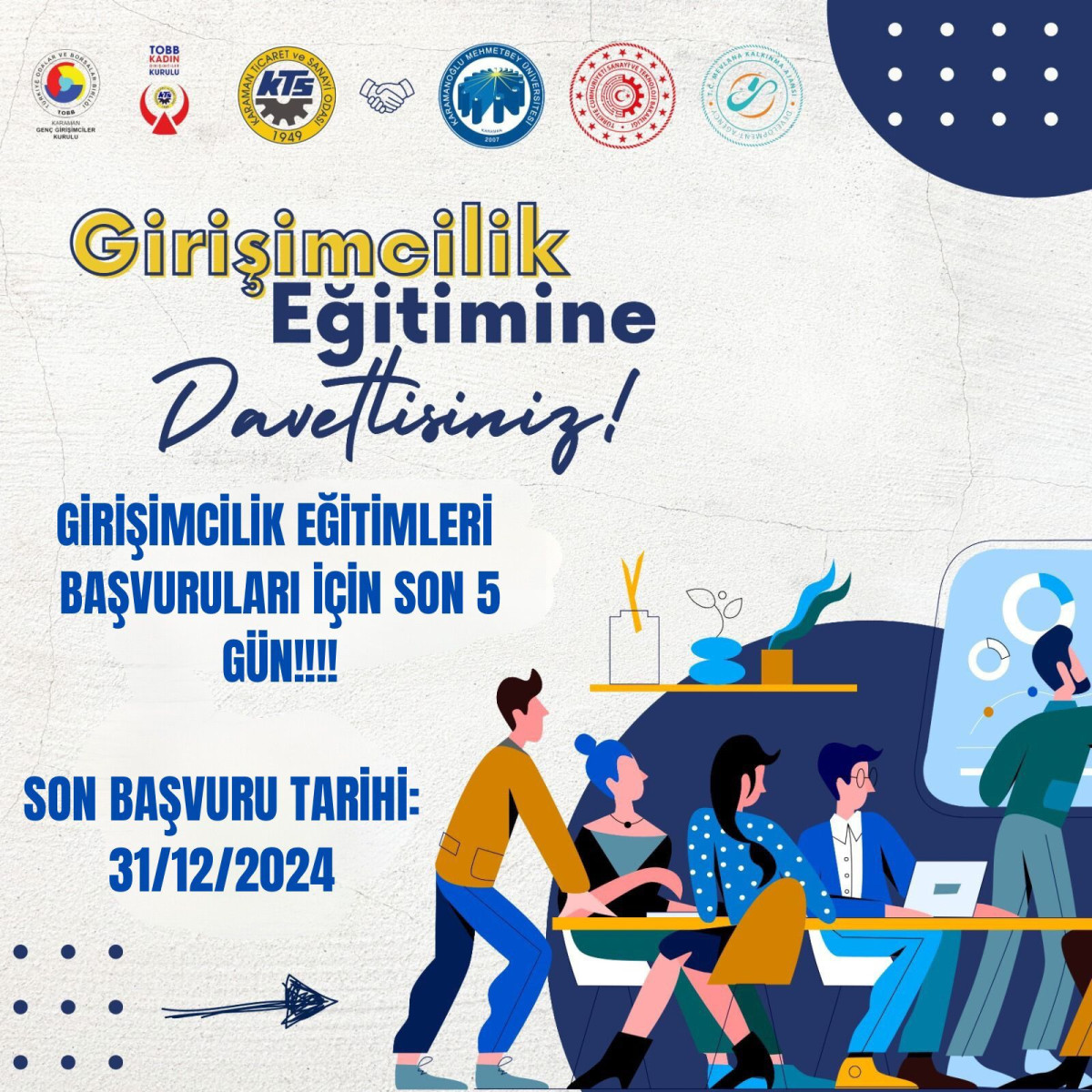 Karaman'da girişimcilik için eğitim