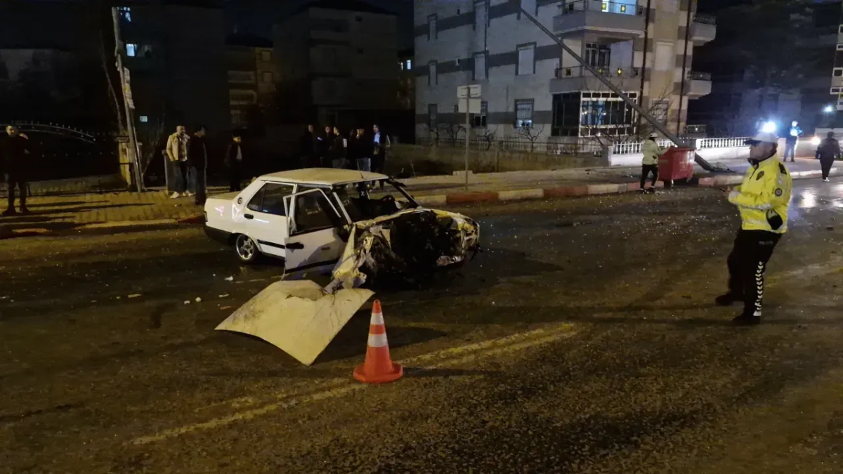 Trafik Kazası 2 yaralı