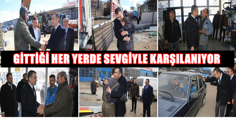 KALAYCI GİTTİĞİ HER YERDE SEVGİYLE KARŞILANIYOR