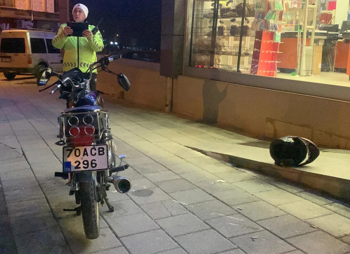 Kaldırımdaki kadına çarpan motosiklet sürücüsü çocuğa 40 bin lira ceza yazıldı.