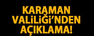 Karaman’da Polis Aracında İntihara Teşebbüs ile İlgili Valilikten Açıklama!