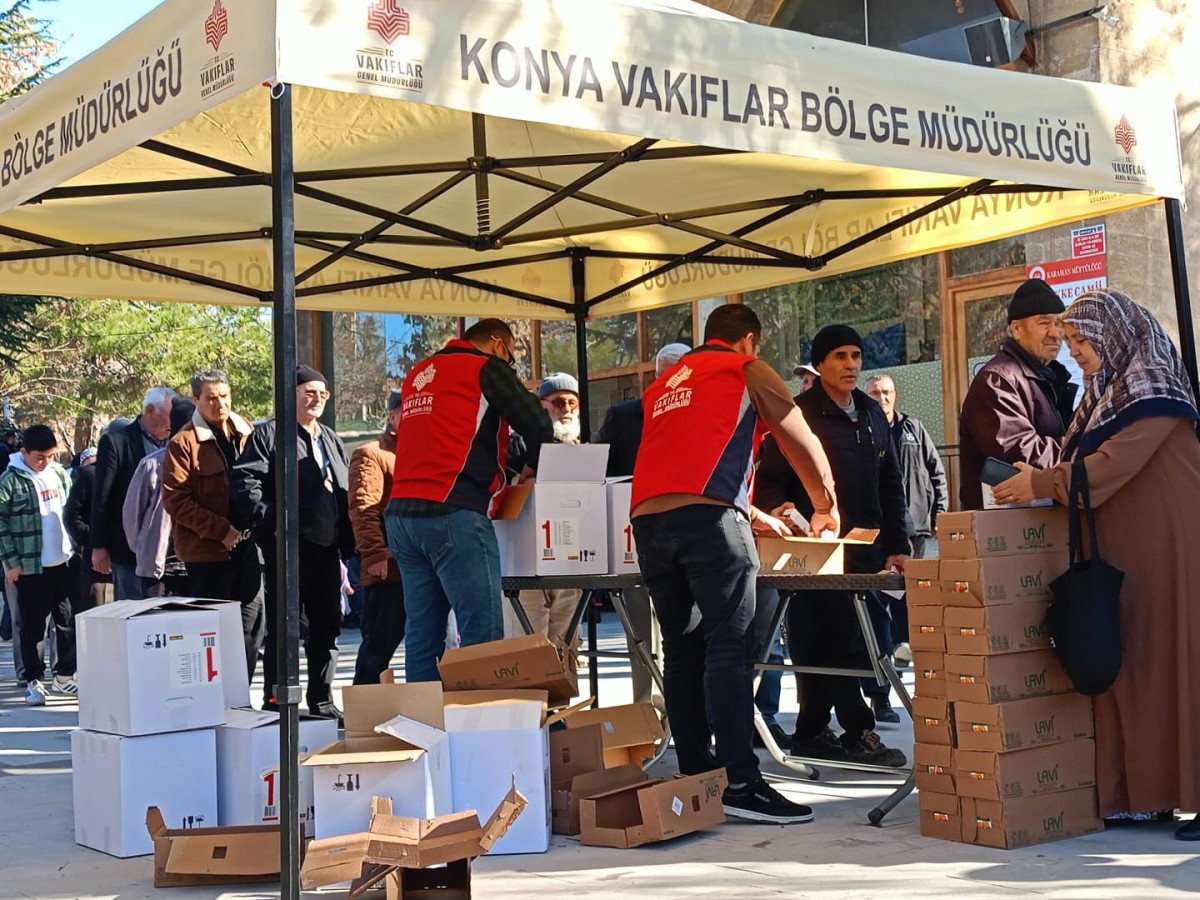 Konya Vakıflar Bölge Müdürlüğü’nden Berat Kandili Programı